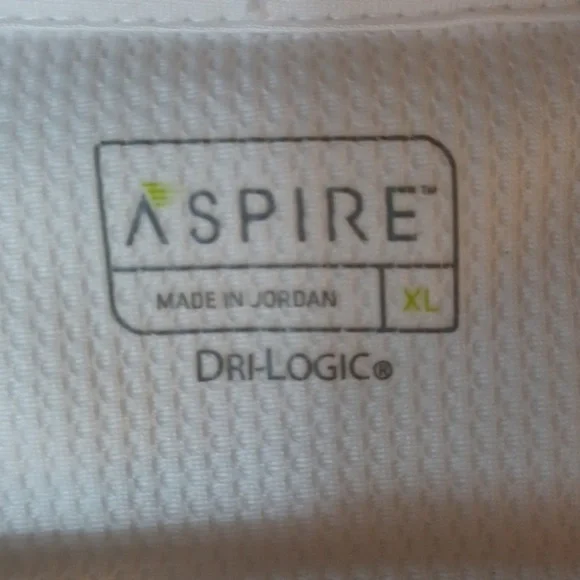 Aspire Dri Logic Womans White Athletic Top XL - Picture 3 of 8